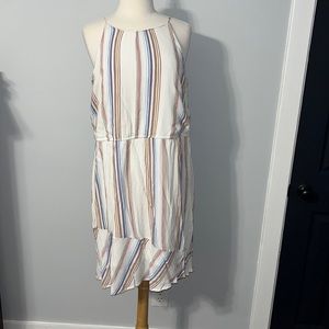 Striped halter dress